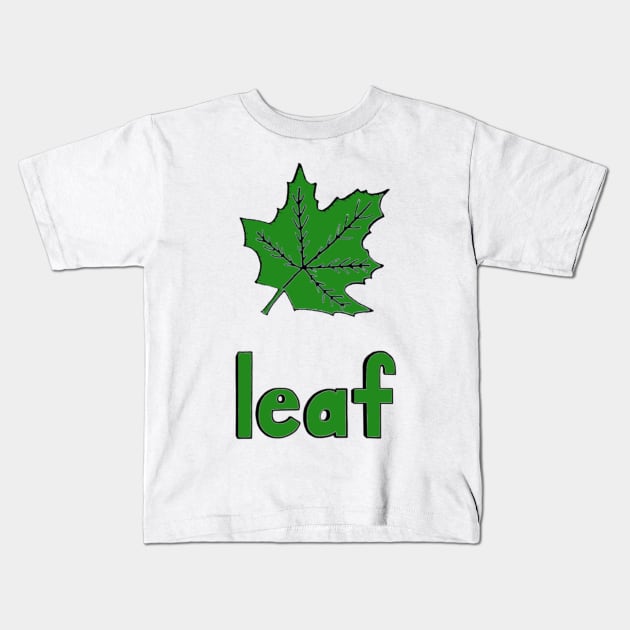 This is a LEAF Kids T-Shirt by roobixshoe